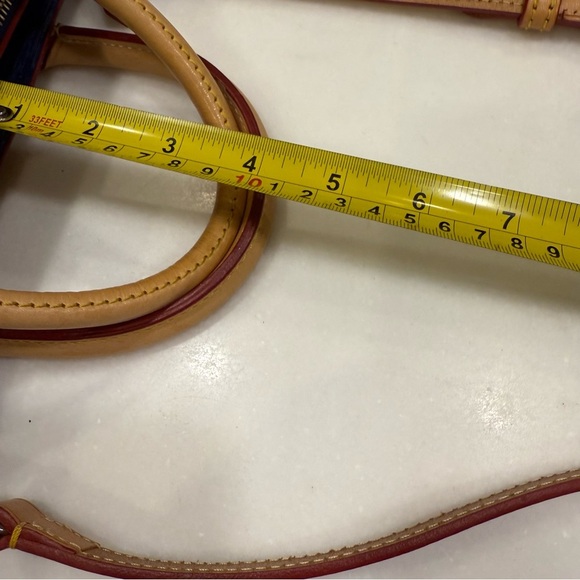 Dooney & Bourke Saffiano Leather Cross-body Satchel Bag Navy Blue NWOT - Picture 12 of 16